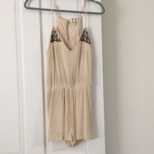 Cream Romper